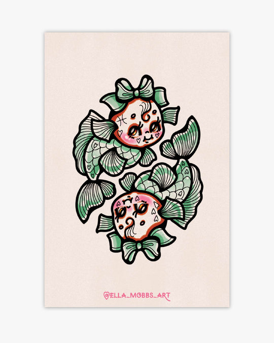 Pisces Postcard