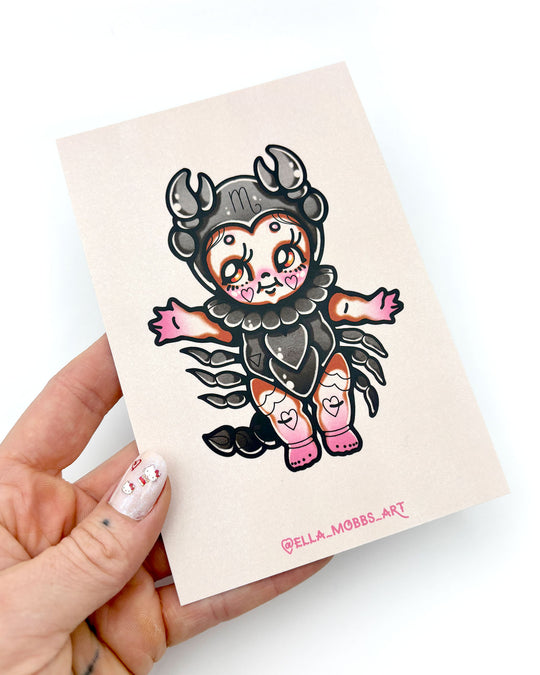 Scorpio Postcard