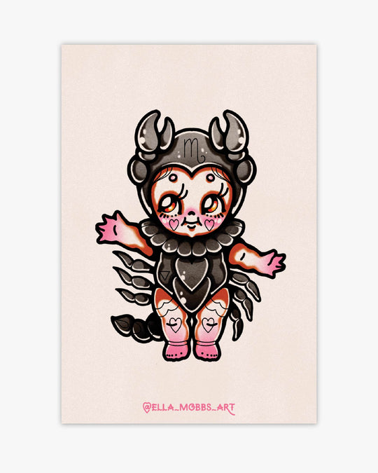 Scorpio Postcard