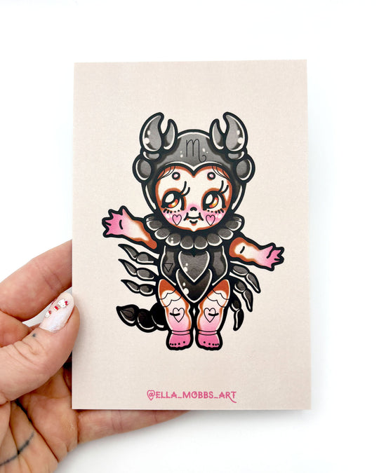 Scorpio Postcard