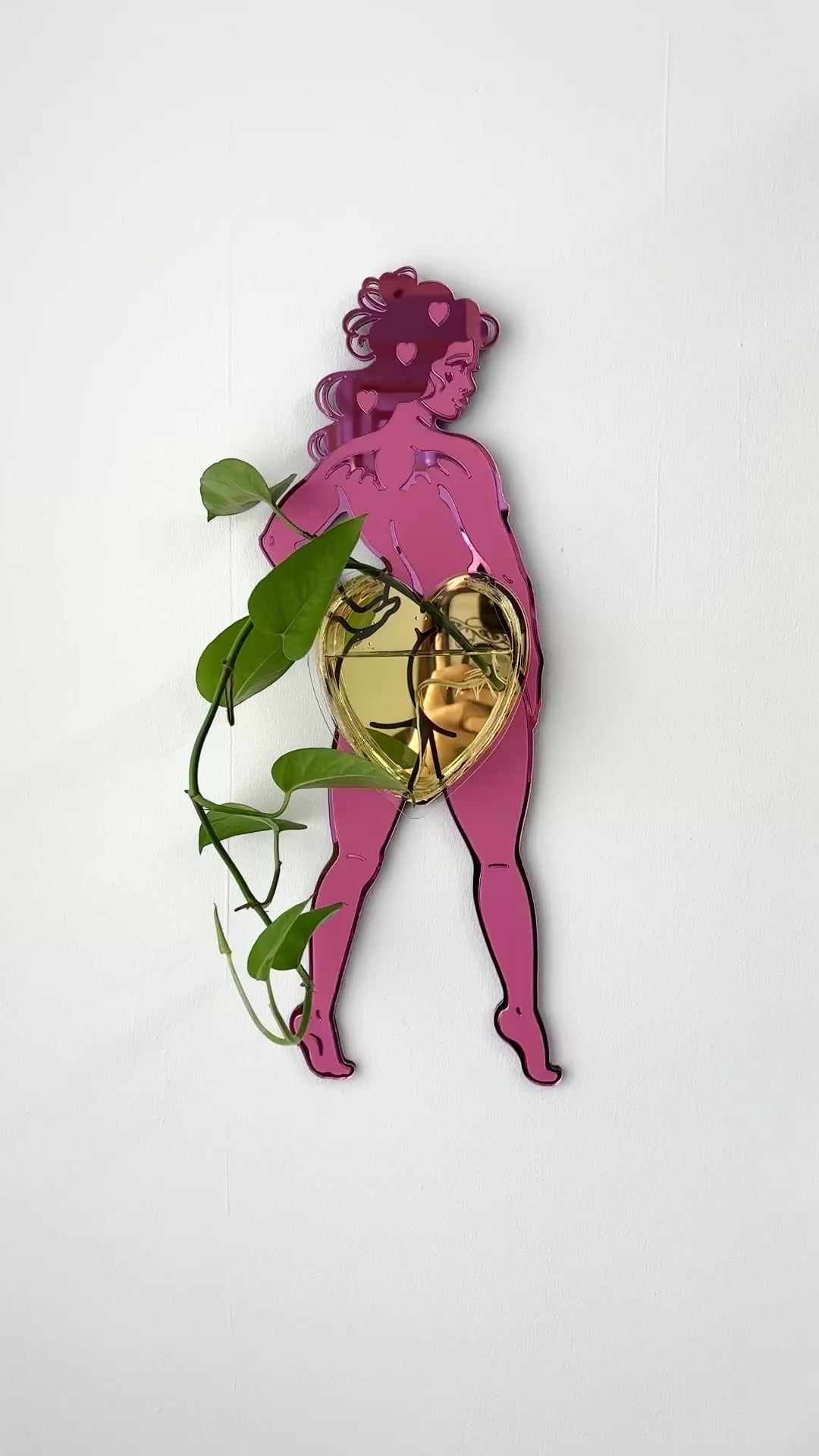 Pin Up Lady Vase