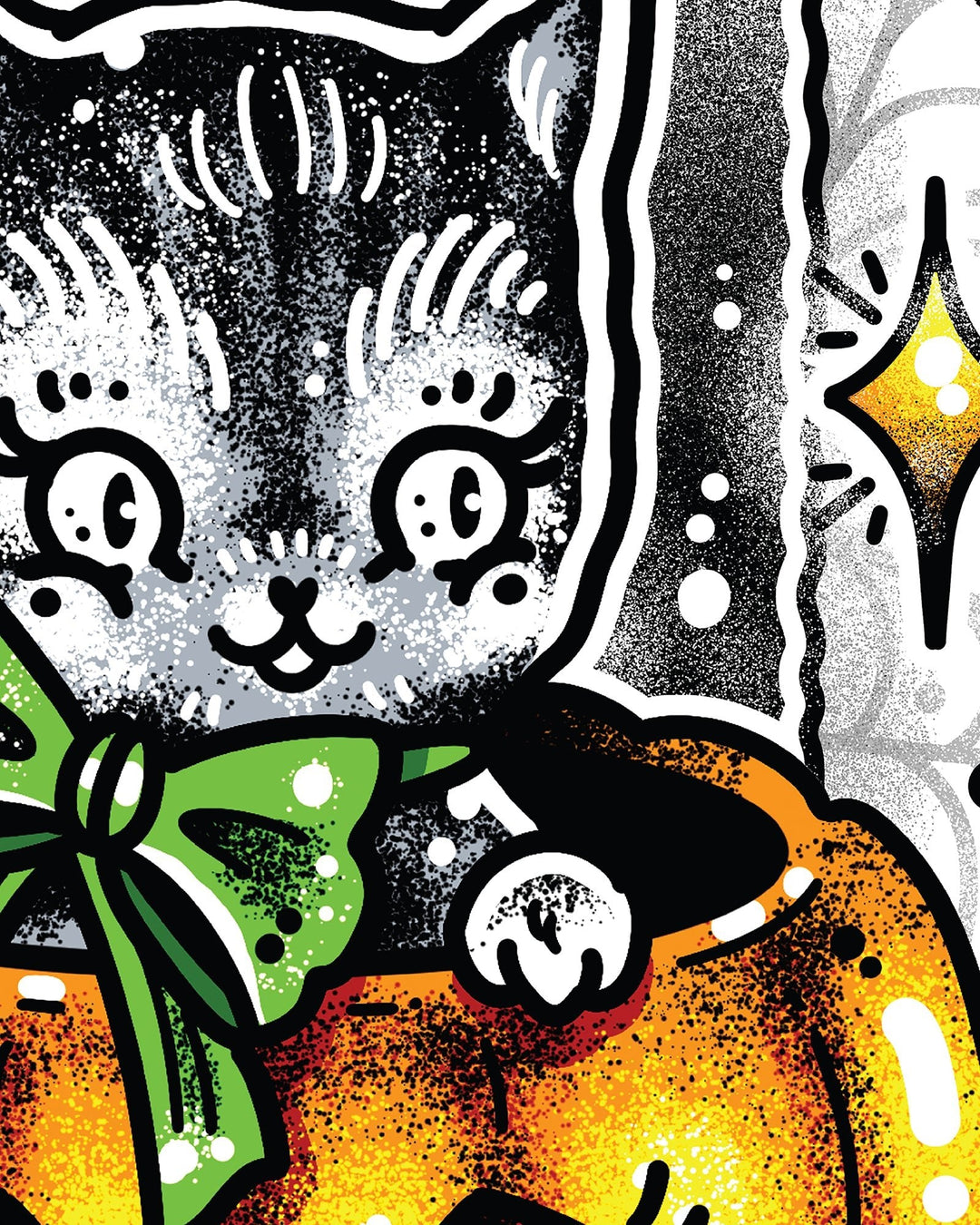 Pumpkin Cat Print - Ella Mobbs