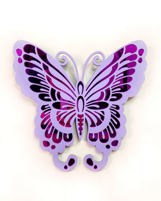 Butterfly Wall Hanging (Purple)