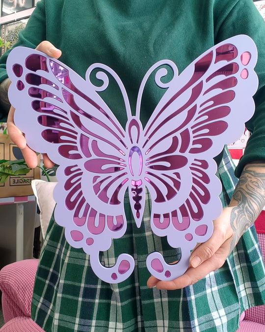 Butterfly Wall Hanging (Purple)