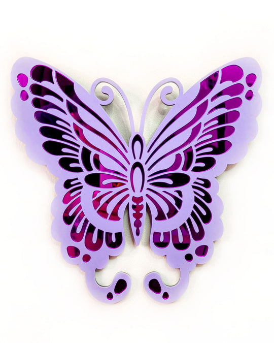 Butterfly - Wall Hanging - Medium (Purple)