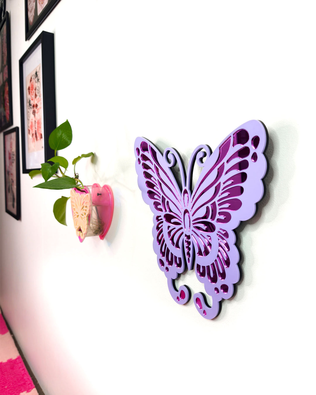 Butterfly Wall Hanging (Purple)