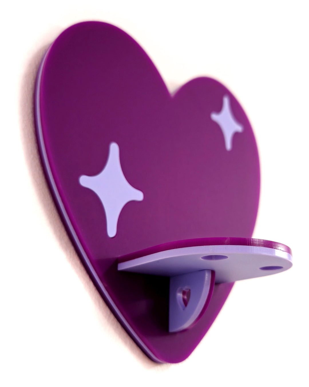 Heart Shelf (Purple)