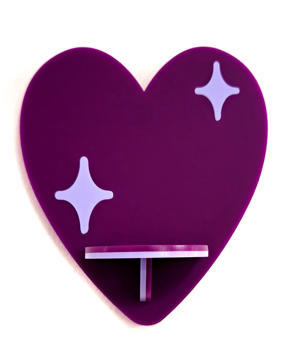 Heart Shelf (Purple)