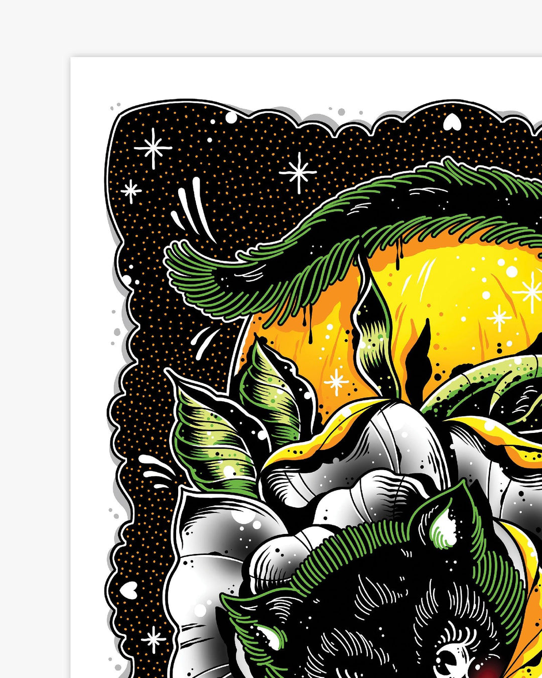 Purrfect Night Print - Ella Mobbs