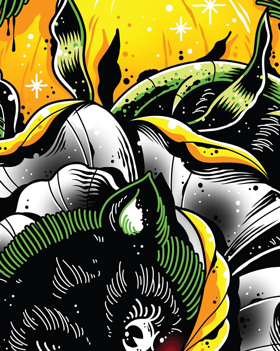 Purrfect Night Print - Ella Mobbs