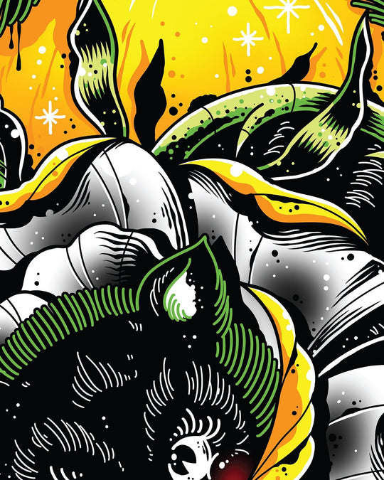 Purrfect Night Print - Ella Mobbs