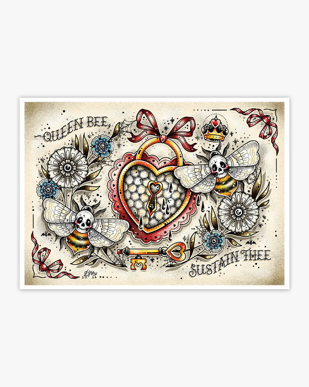 Queen Bee Print - Ella Mobbs