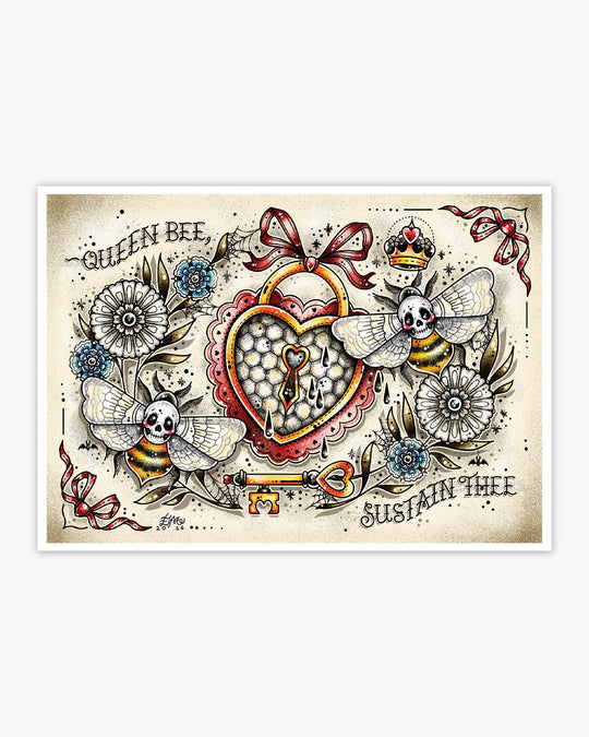 Queen Bee Print - Ella Mobbs