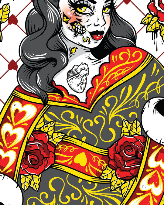 Queen of Hearts Print - Ella Mobbs
