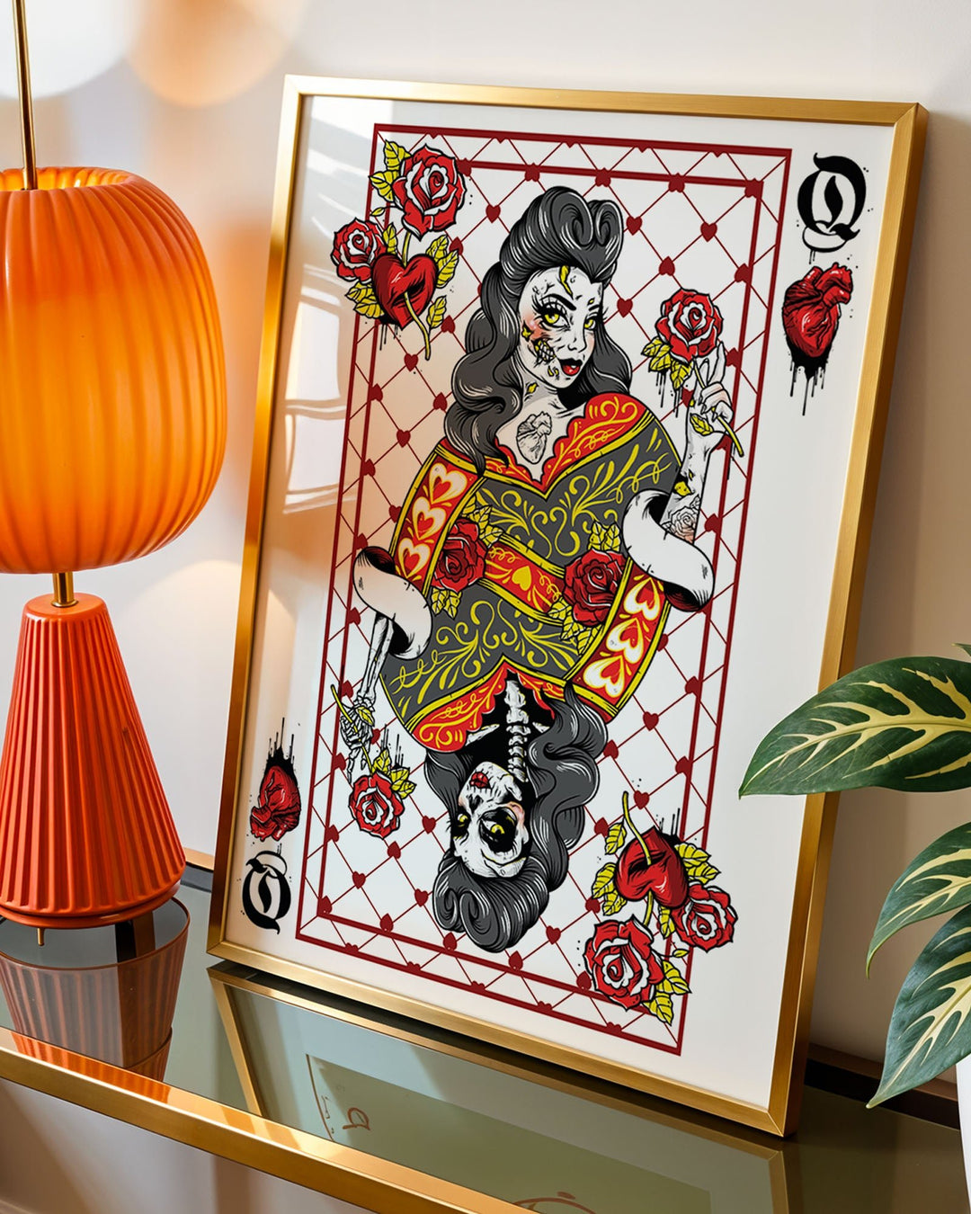 Queen of Hearts Print - Ella Mobbs