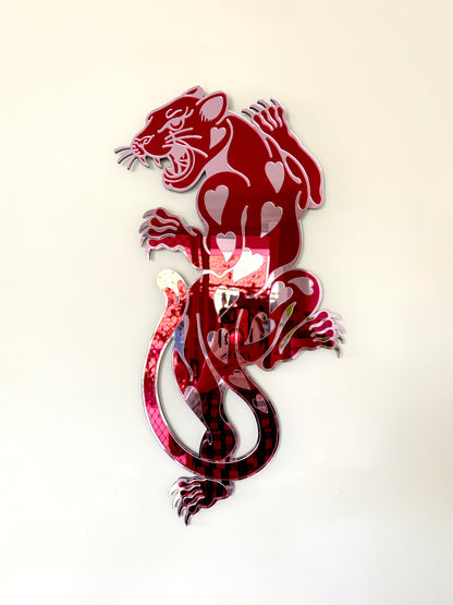 Panther Mirror Wall Hanging