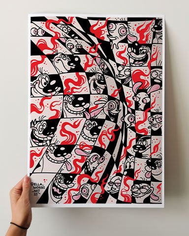 Ren And Stimpy Print - Ella Mobbs