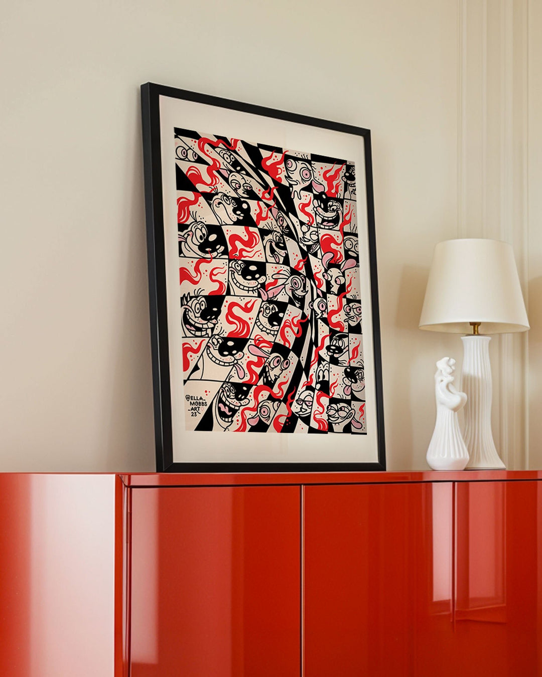 Ren And Stimpy Print - Ella Mobbs