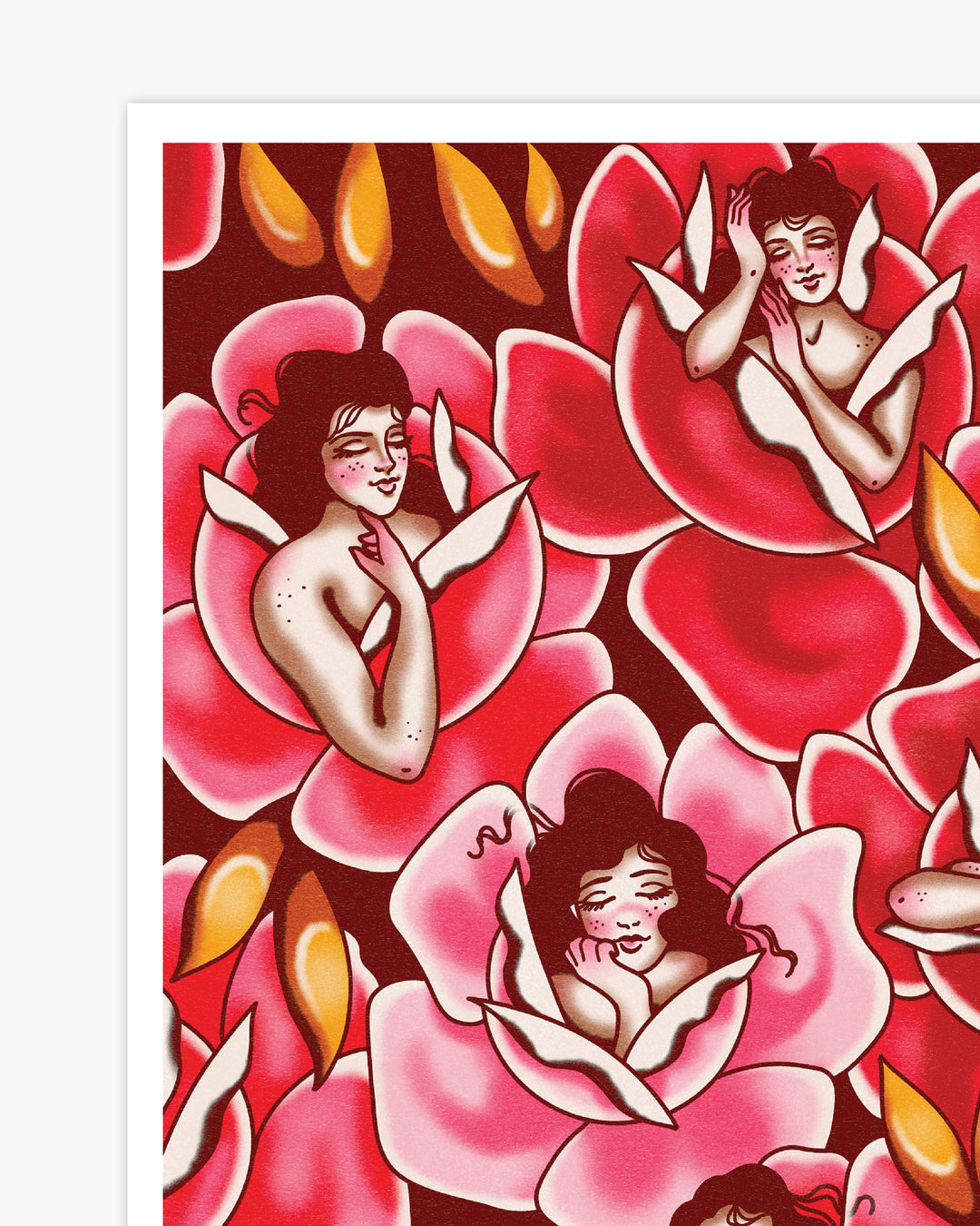 Rest and Roses Print