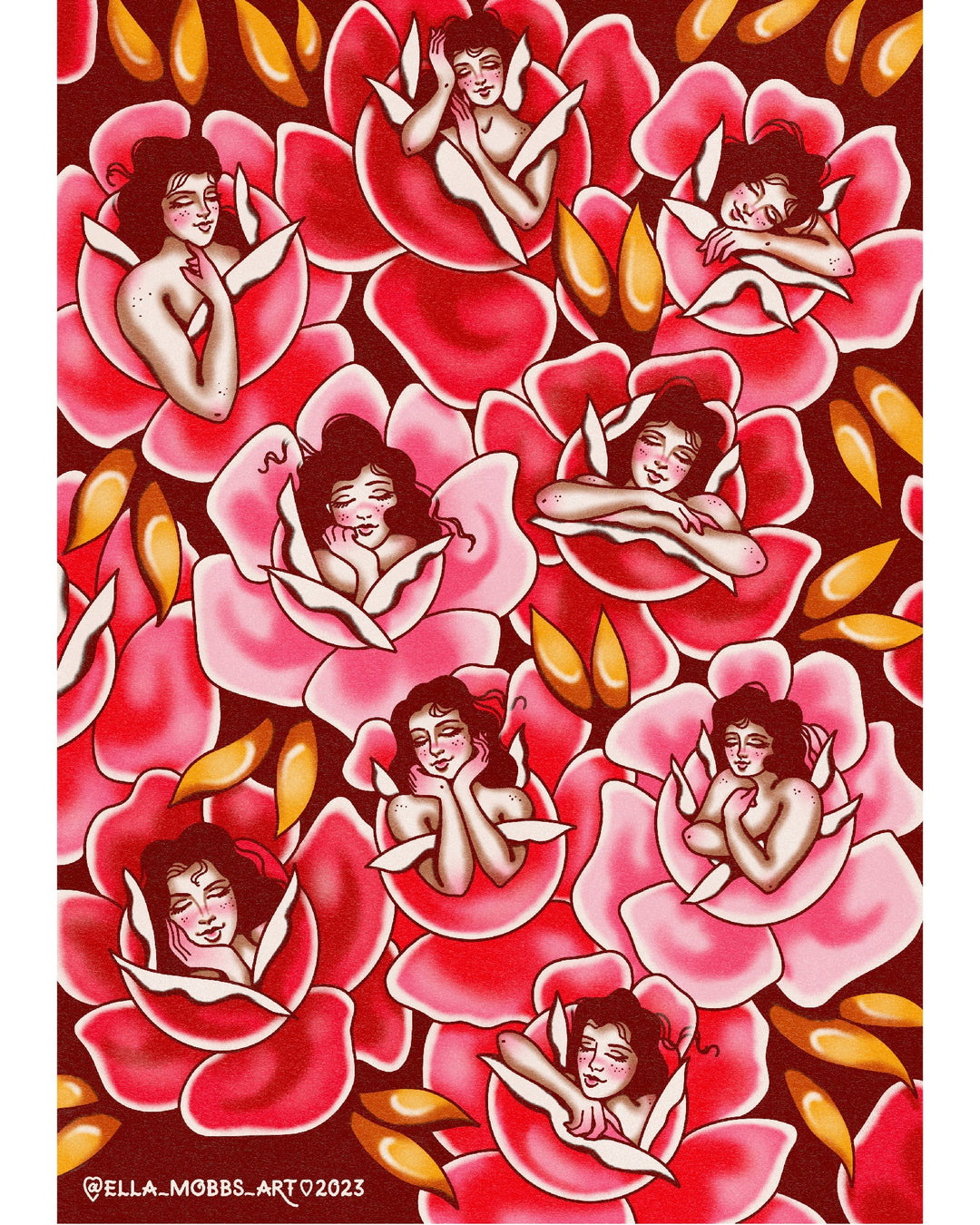 Rest and Roses Print - EllaMobbs