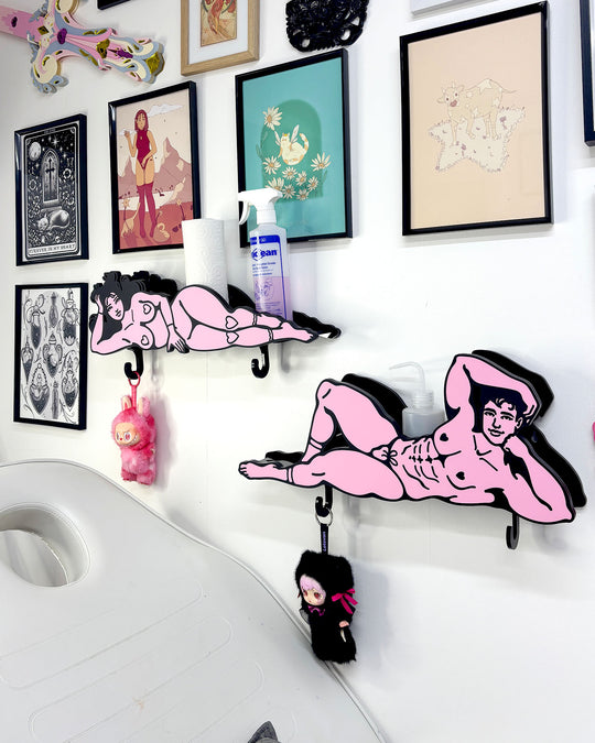 Resting Hunk Shelf (Pink)
