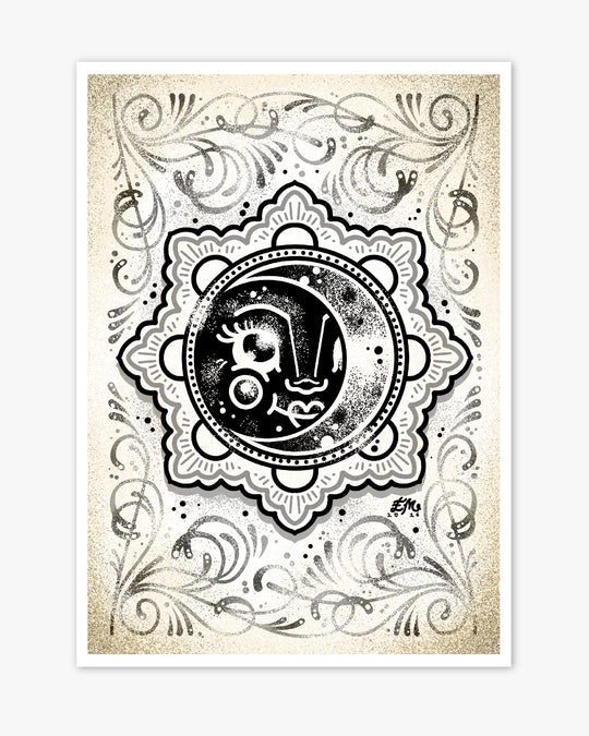 Rising Up Moon Print