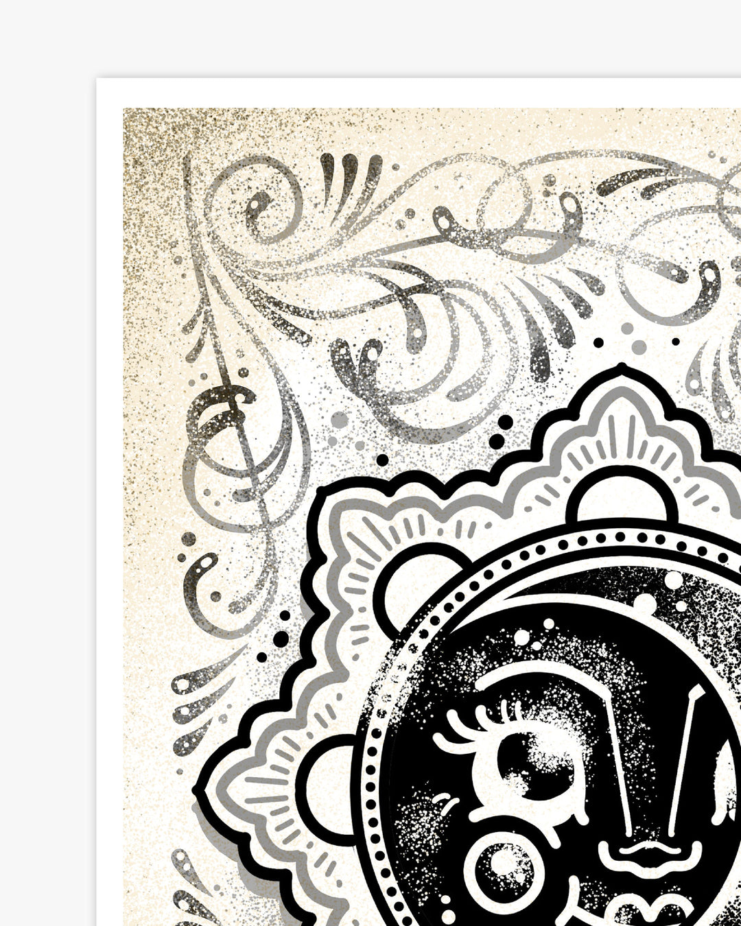 Rising Up Moon Print