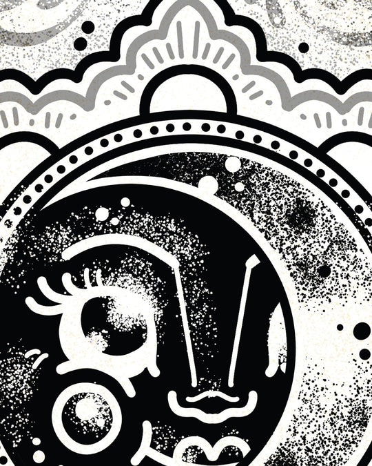 Rising Up Moon Print - Ella Mobbs
