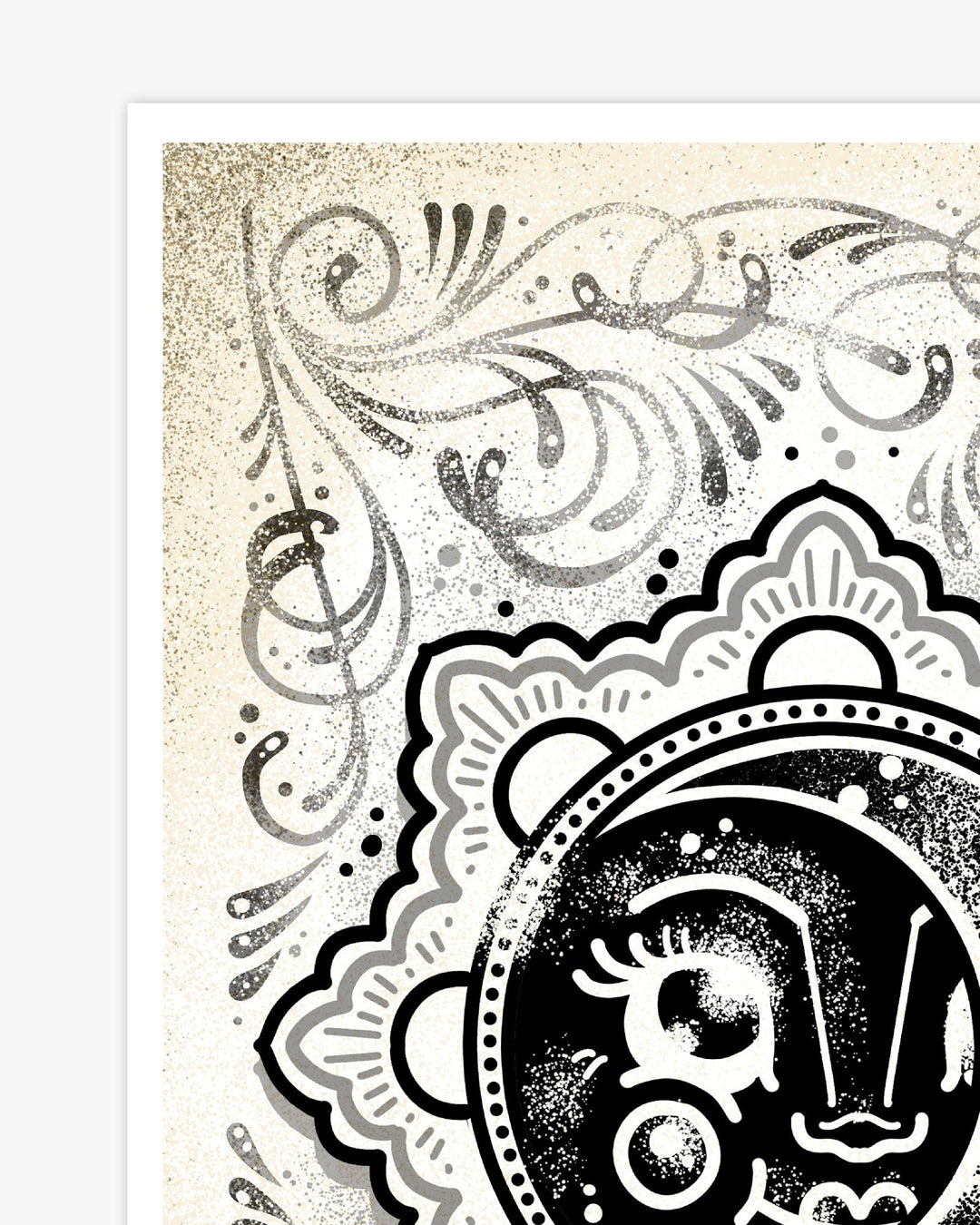 Rising Up Moon Print - Ella Mobbs