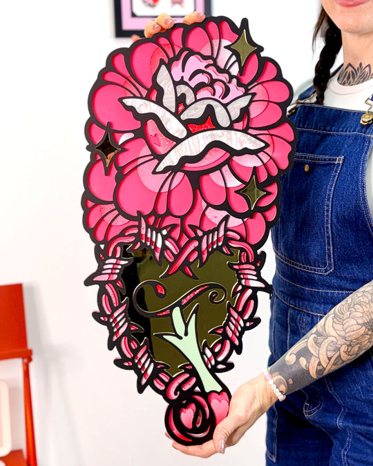 Rose 60cm/23.6" (Painted #1)