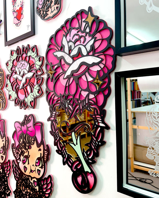 Rose 60cm/23.6" (Painted #1)