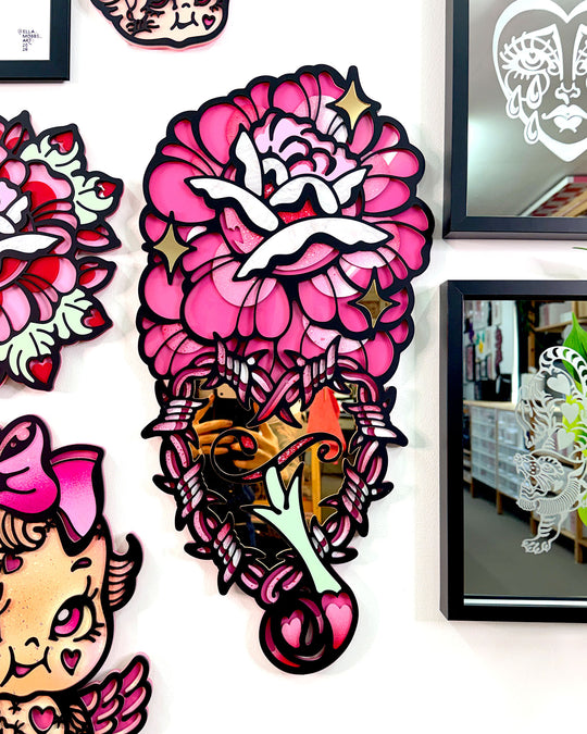 Rose 60cm/23.6" (Painted #1)