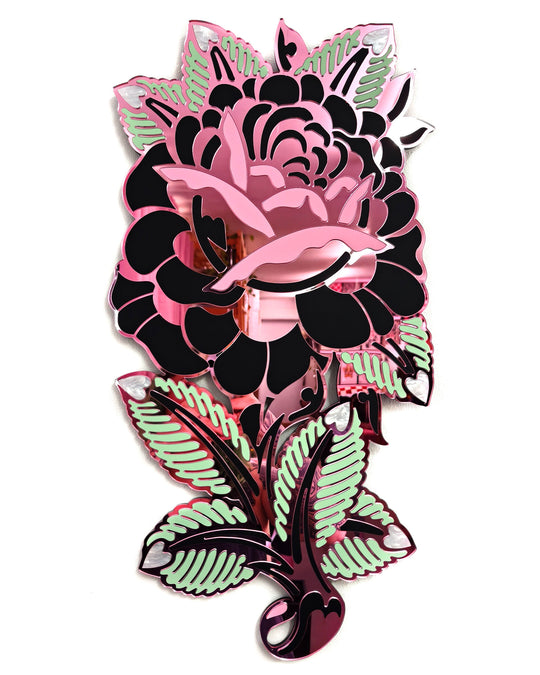 Rose Wall Hanging (Black)