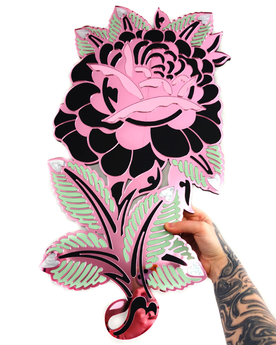 Rose Wall Hanging (Black)