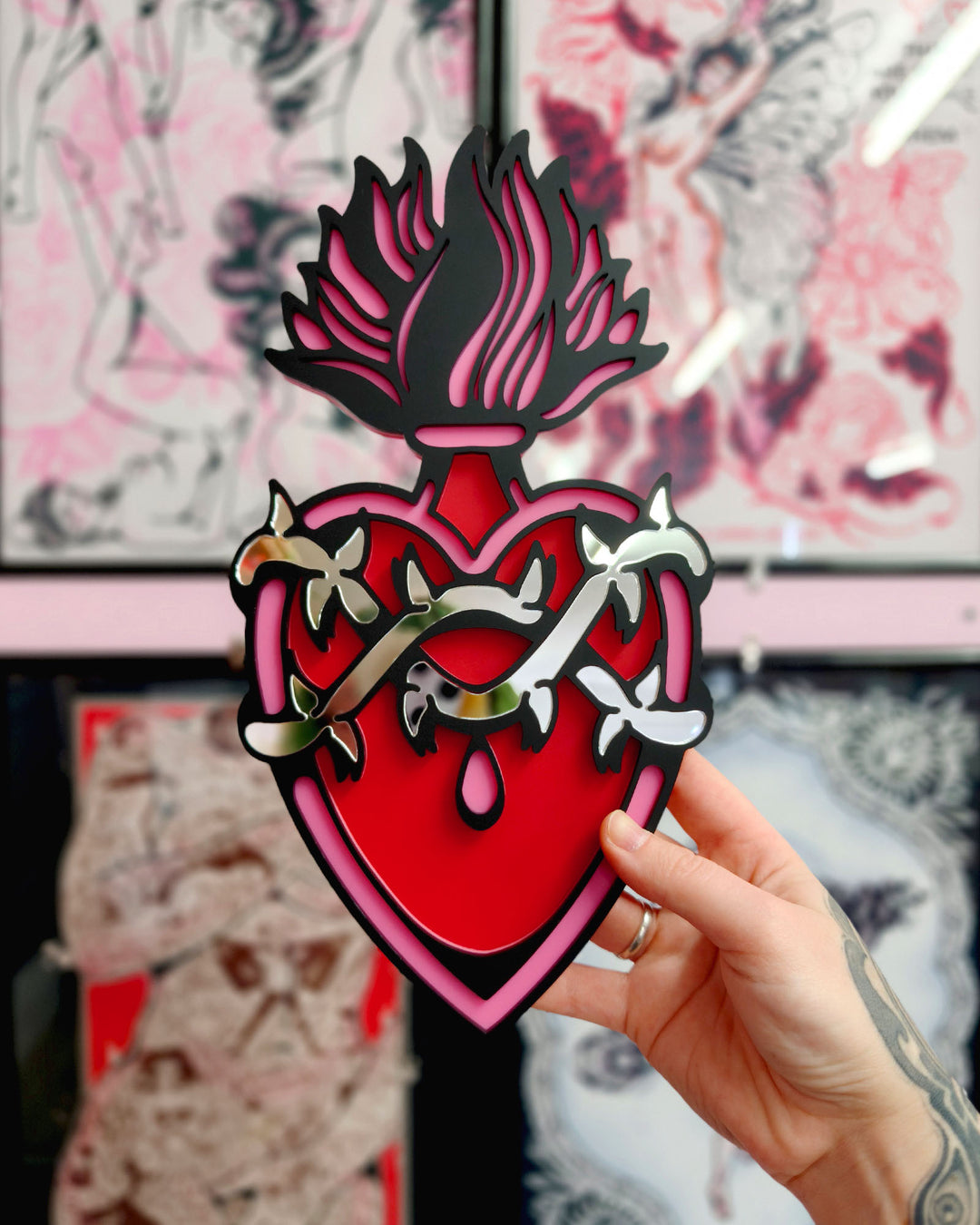 Sacred Heart - Wall Hanging - Small