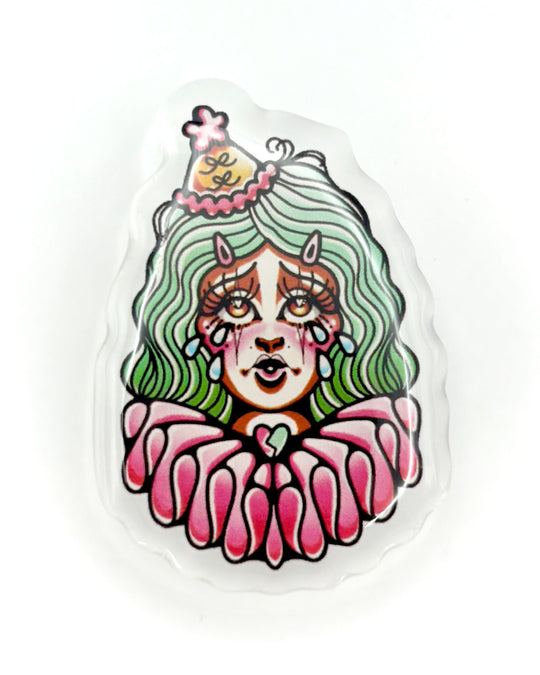 Sad Clown Pin