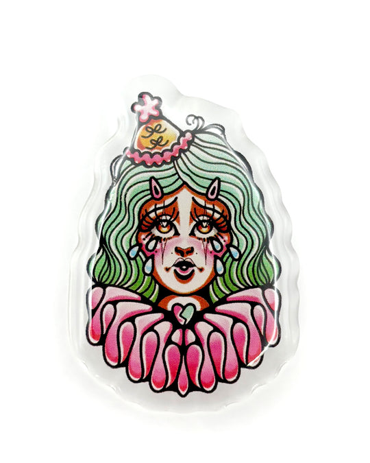Sad Clown Pin