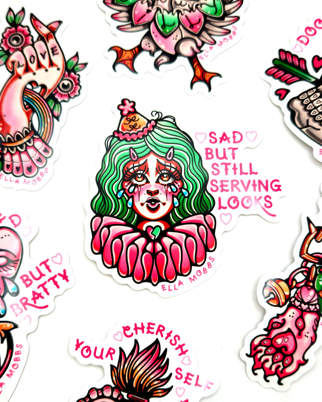 Sad Clown Sticker