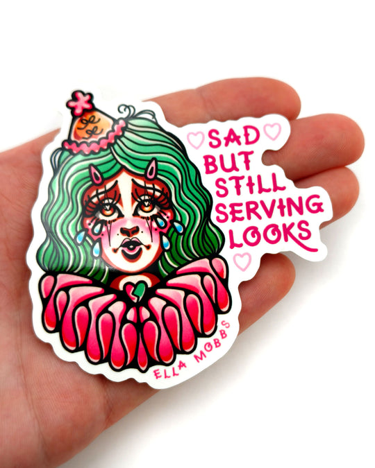 Sad Clown Sticker