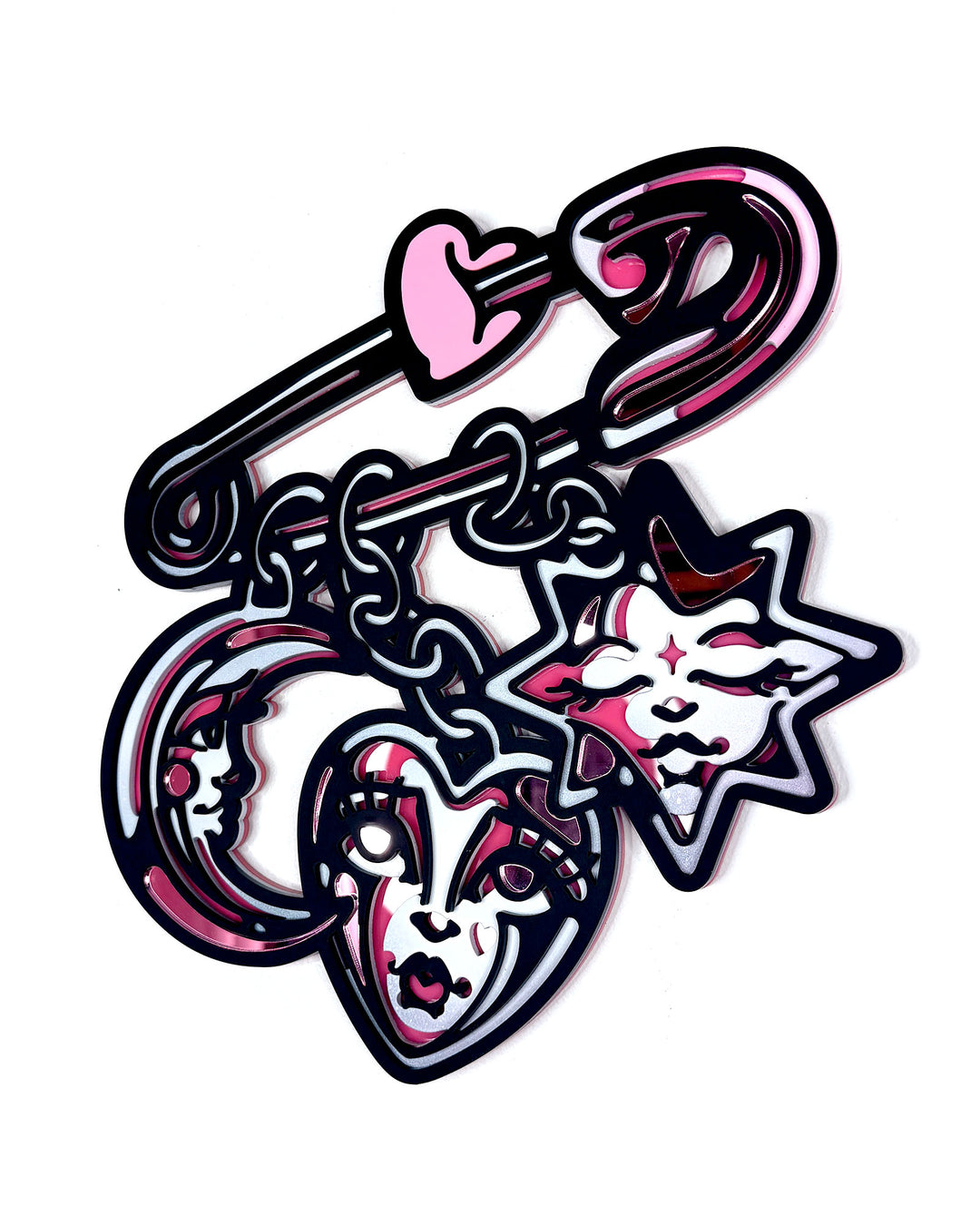 Safety Pin 30cm/11.8" (Sample Painted 