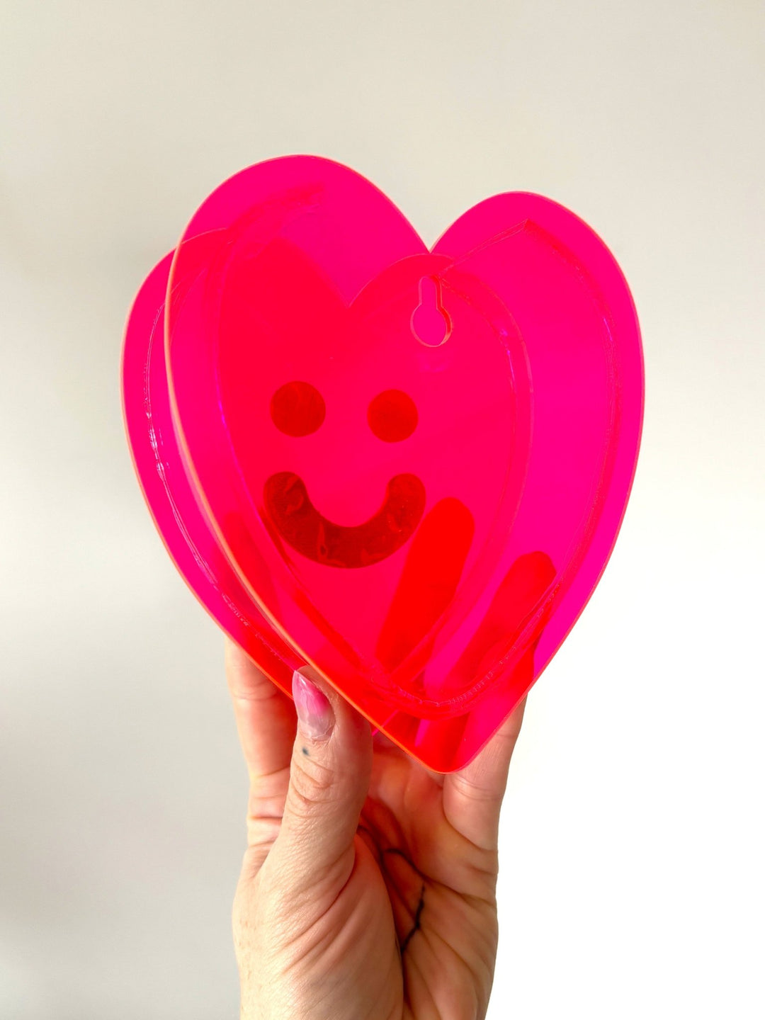 SALE Smiley Face Heart Vase - EllaMobbs