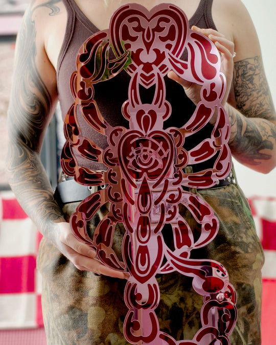 Scorpion Wall Hanging (Pink)