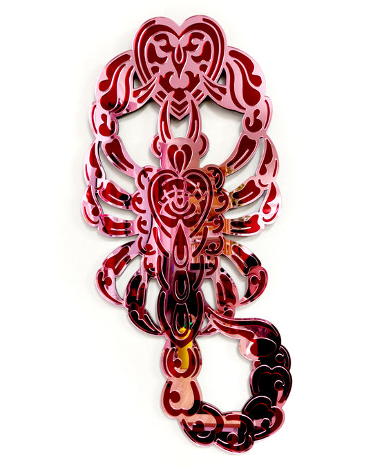 Scorpion Wall Hanging (Pink)