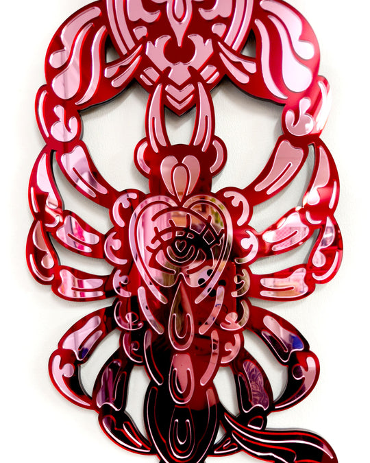 Scorpion Wall Hanging (Red)