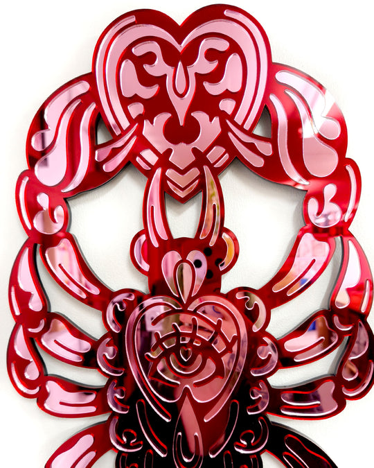 Scorpion Wall Hanging (Red)