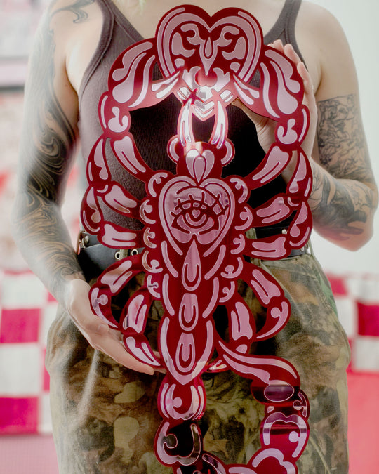 Scorpion Wall Hanging (Red)