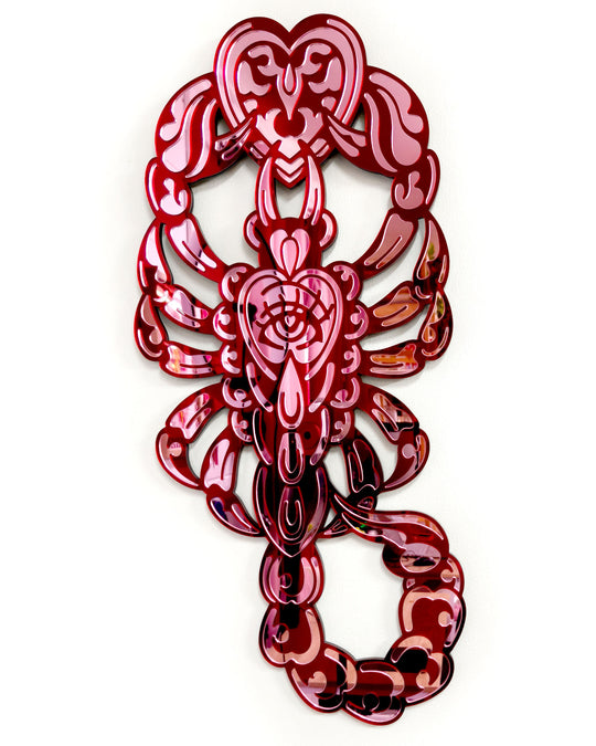 Scorpion Wall Hanging (Red)