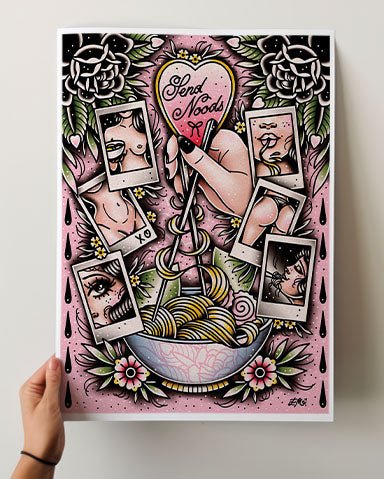 Send Noods Print - Ella Mobbs