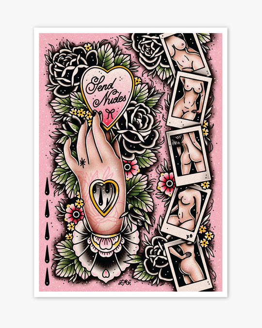 Send Nudes Print - Ella Mobbs