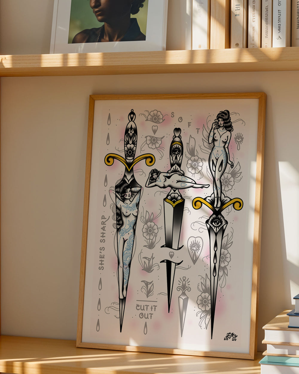 Sharp Ladies Print